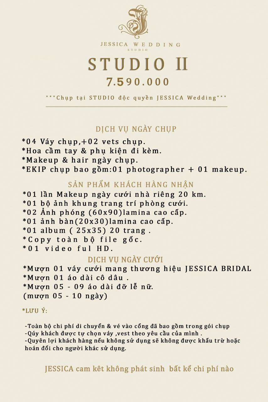 Gói Chụp Studio II